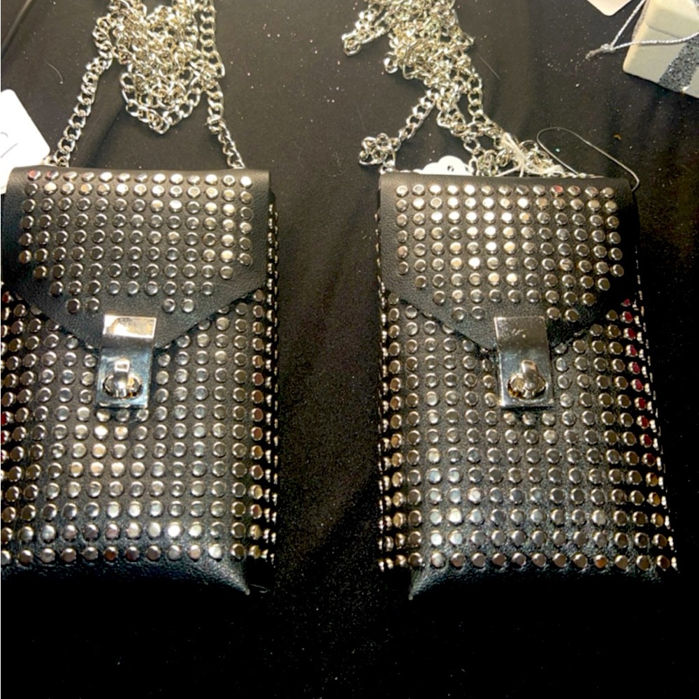 Around the waist black purse